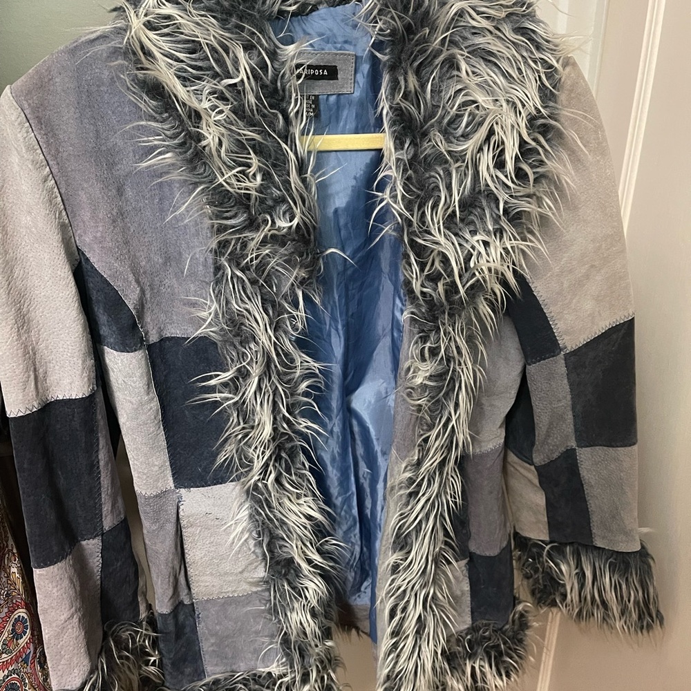 Vintage true Y2K penny lane patchwork coat jacket